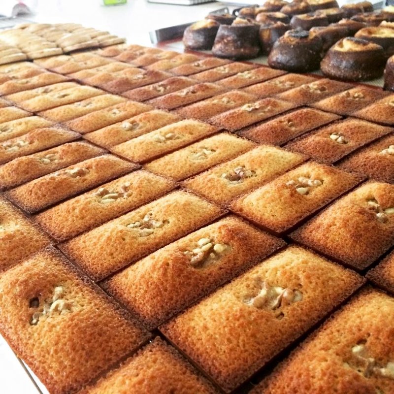 法式手工甜点心 蜂蜜核桃费南雪 Honey walnut financier ☆ 一份4个 - 蛋糕/甜点 - 新鲜食材 咖啡色