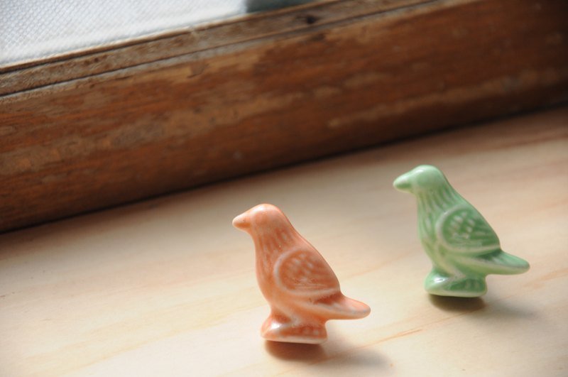 复古手绘陶瓷手把/陶瓷门把/陶瓷窗户门把/工业风门把-青鸟一对价 - 花瓶/陶器 - 陶 