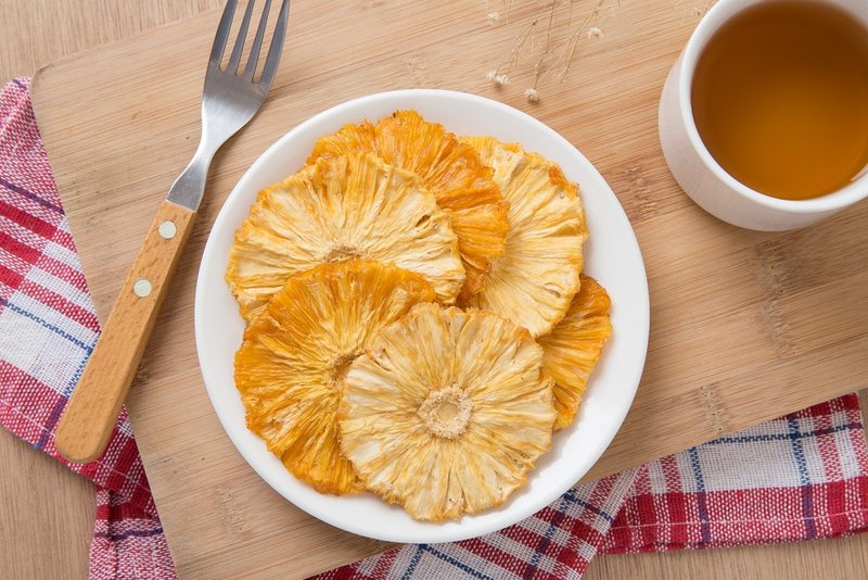 Double N天然鲜果干系列 凤梨干 - 水果干 - 新鲜食材 黄色