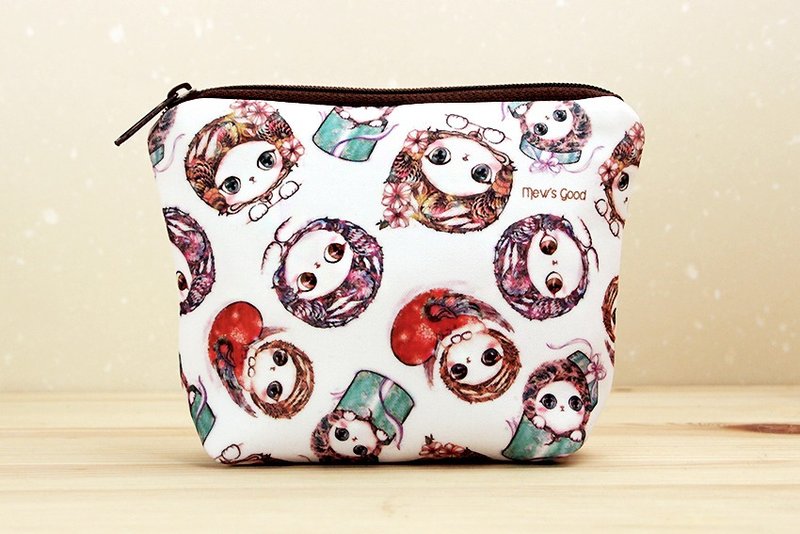 ★ 手作立体万用包- 缤纷暖暖猫 - 化妆包/杂物包 - 其他材质 