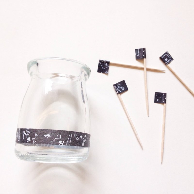 设计师本子・纸胶带 - 纸胶带 - 纸 黑色