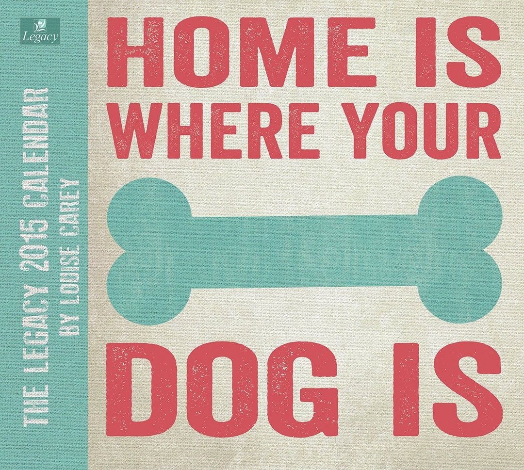 [SUSS] 美国进口Legacy 2015 家有爱狗月历 (Home is Where Your Dog Is)-现货免运 - 笔记本/手帐 - 纸 绿色