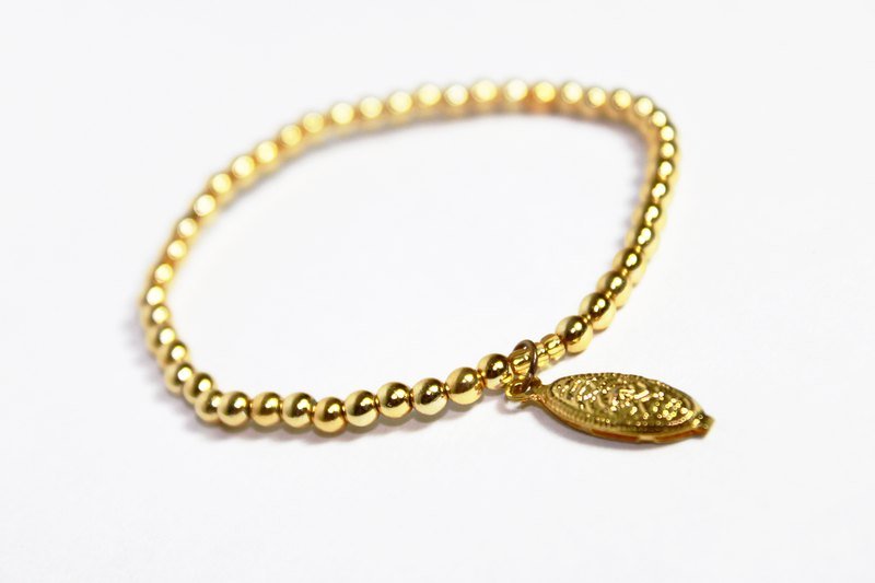 最耀眼的星星★串珠手炼/圣诞节 - 手链/手环 - 其他材质 金色