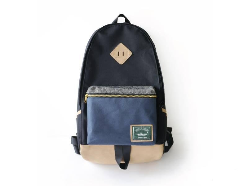 火柴木设计 Matchwood Infantry 猪鼻 后背包 17寸笔电夹层 黑蓝色款 - 后背包/双肩包 - 其他材质 黑色