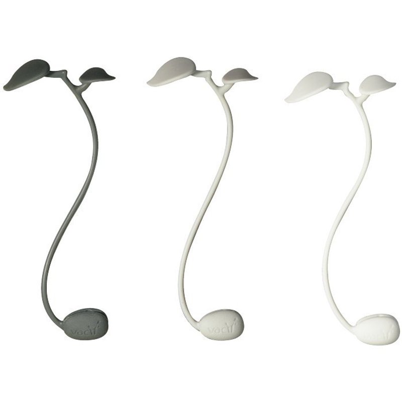 Vacii Sprout 卷线器-铁灰&浅灰&白 - 卷线器/电线收纳 - 硅胶 