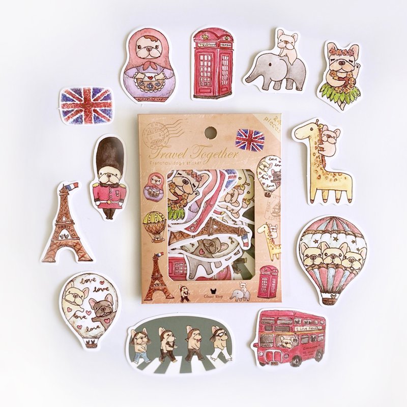 造型贴纸包(复刻)-旅行法斗 - 贴纸 - 纸 