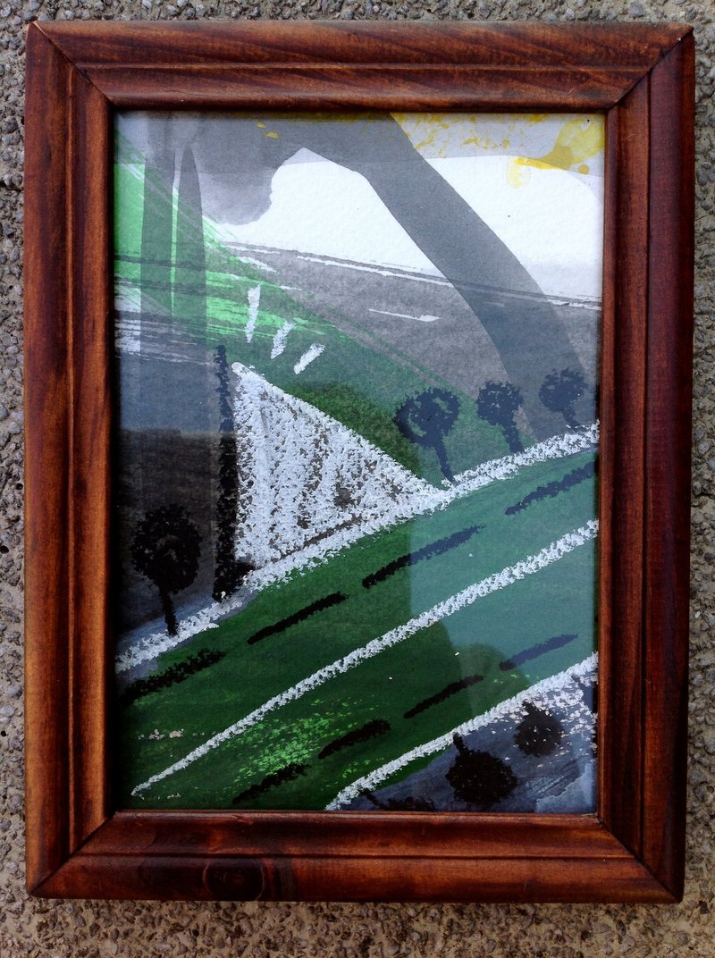 关于艺术：勇气的路 - 海报/装饰画/版画 - 纸 绿色