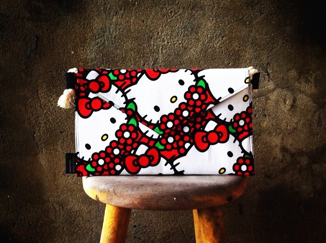 【手拿包/侧背包/信封包Dream Bag-HELLO KITTY满满都是猫头限定款】 - 手拿包 - 其他材质 