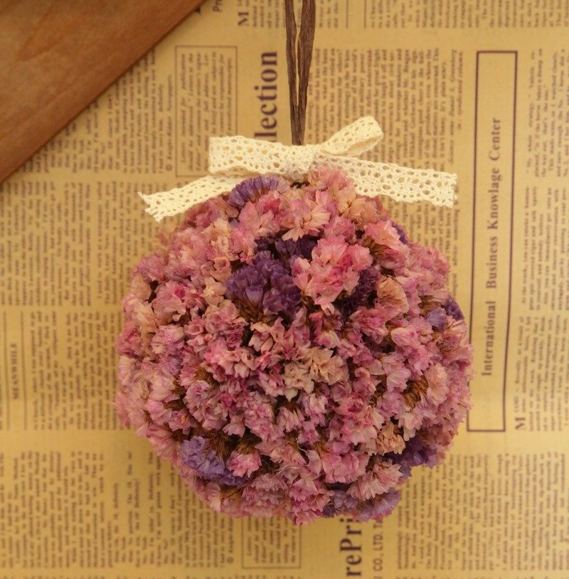【Hydrangea Studio】ZAKKA 手作 星辰花干燥花球 - 植栽/盆栽 - 植物．花 粉红色