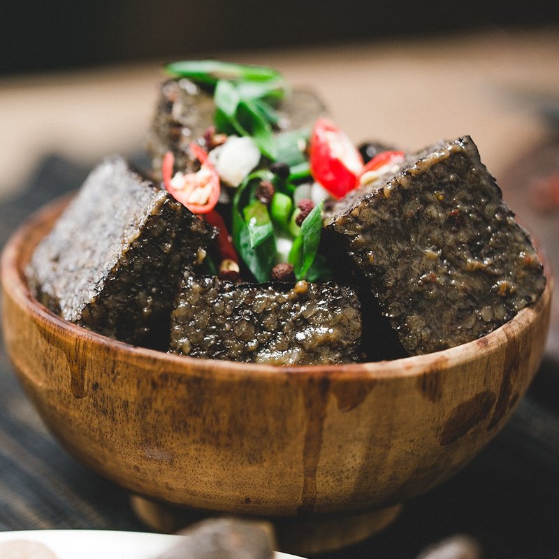 拳王卤味-狂恋米血糕 - 熟食小吃 - 新鲜食材 黑色