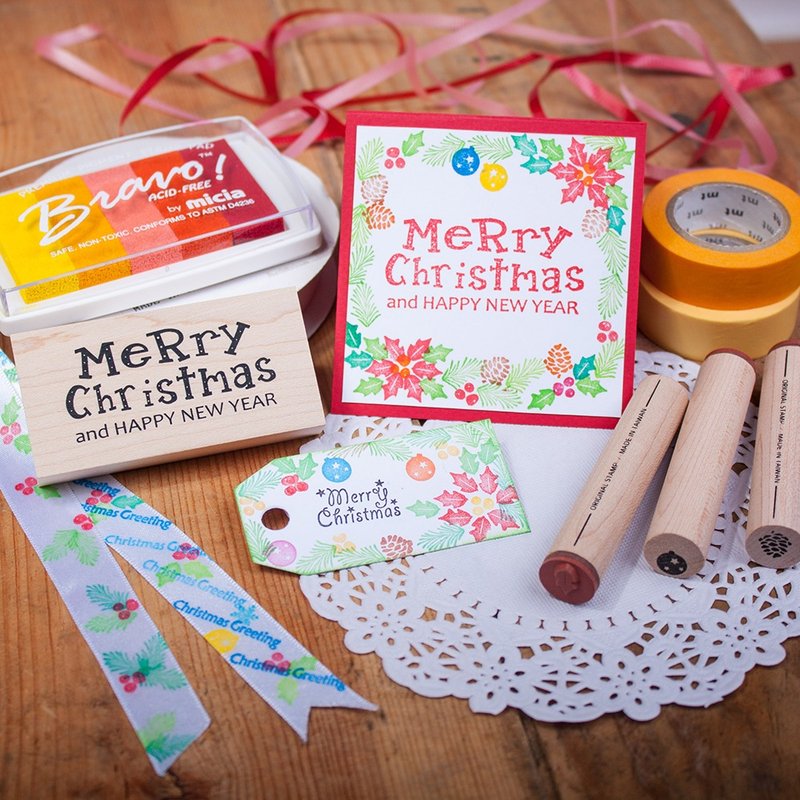 小花园印章组-圣诞花 MPG03 - 印章/印台 - 其他材质 