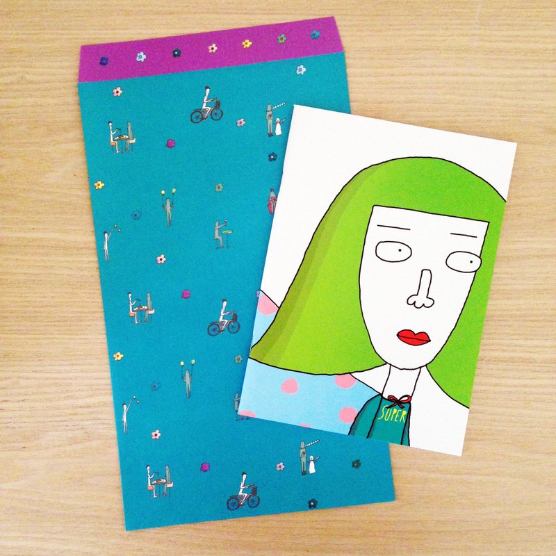 生活日常 | 大信封袋(6入) - 信封/信纸 - 纸 蓝色