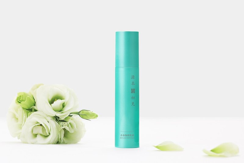 源本初见 / 青春调理 - 青春无瑕乳霜 50ml 4件65折 - 乳液 - 其他材质 绿色