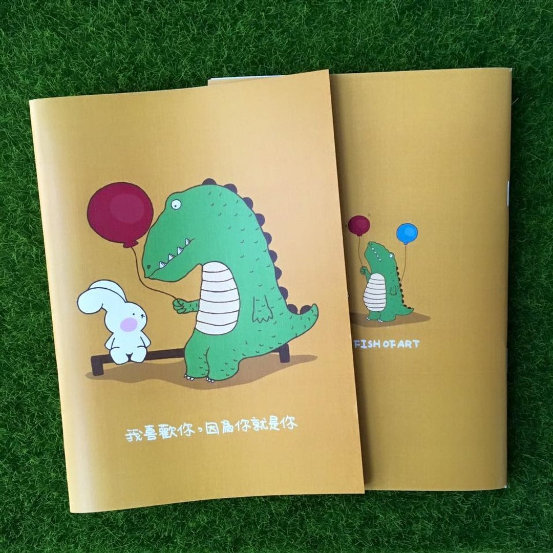 就算通讯很方便 还是要一起见面 笔记本 N0014 - 笔记本/手帐 - 纸 多色