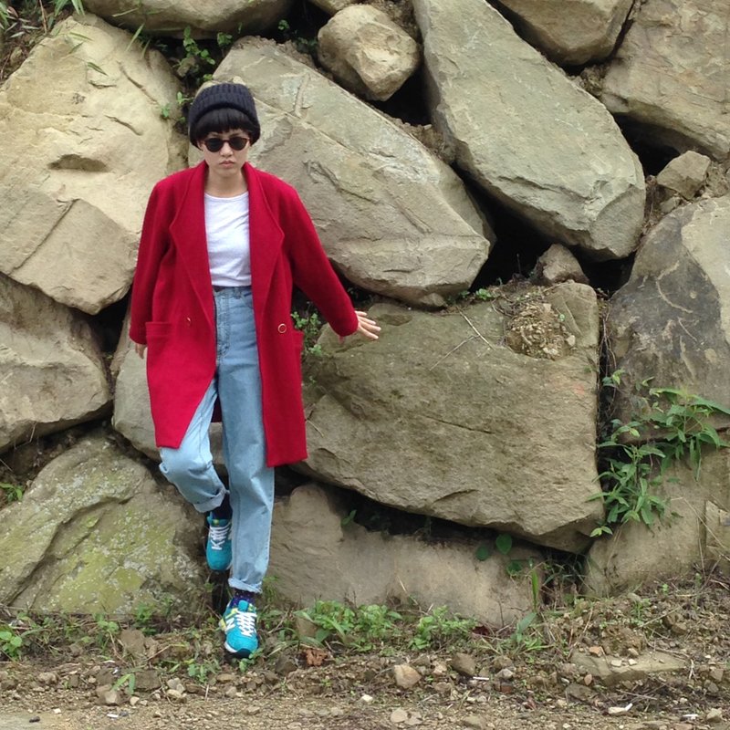 │千金难买早知道│莓果红VINTAGE/MOD'S - 女装休闲/机能外套 - 其他材质 