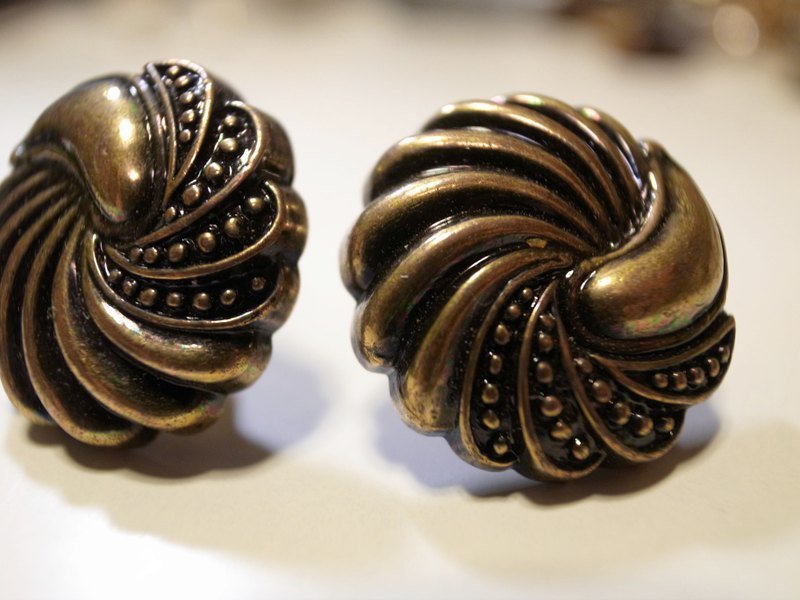 复古年华耳环-售出 - 耳环/耳夹 - 其他材质 