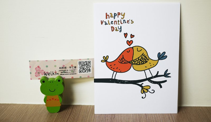 ☆° 洛可可草莓 WELKIN手创 °恋爱了_手工明信片-揪咪 - 卡片/明信片 - 纸 