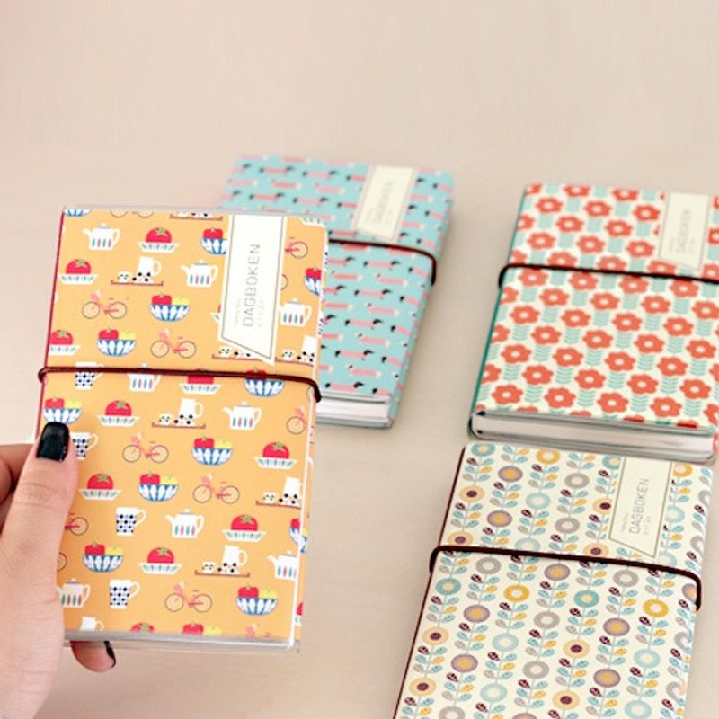 Dessin x bookfriends-手帐年历-北欧风四摺日志(无时效)S-午后时光,BZC24845 - 笔记本/手帐 - 纸 黄色