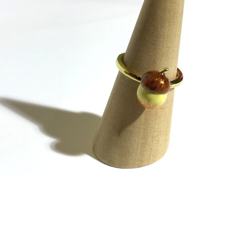 与松鼠为敌 (纯铜手绘单品) - 戒指 - 压克力 多色