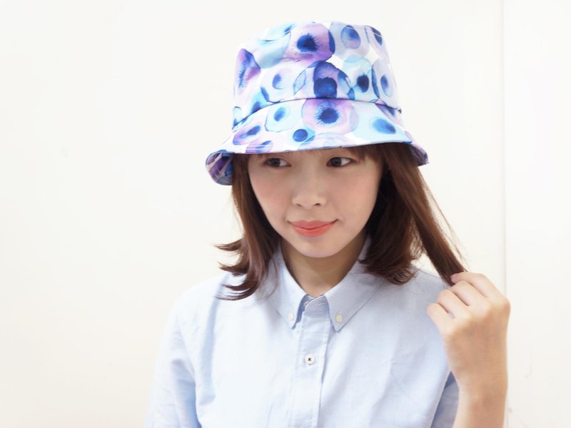 好少女渔夫帽 | 细胞泡泡球 - 帽子 - 其他材质 蓝色