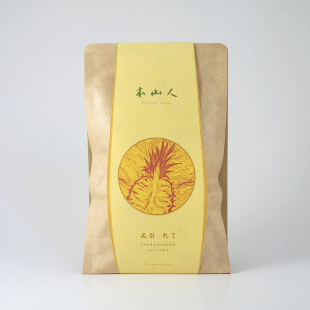 凤梨 干了【本山人 台湾风物】共享包 dried pineapple - 水果干 - 植物．花 黄色