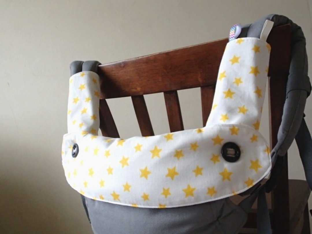 Ergo 360 / Adapt / Omni BIB, Drool Pads, 嬰兒背帶口水巾, Yellow Stars, Japanese Fabric - 其他 - 棉 黄色