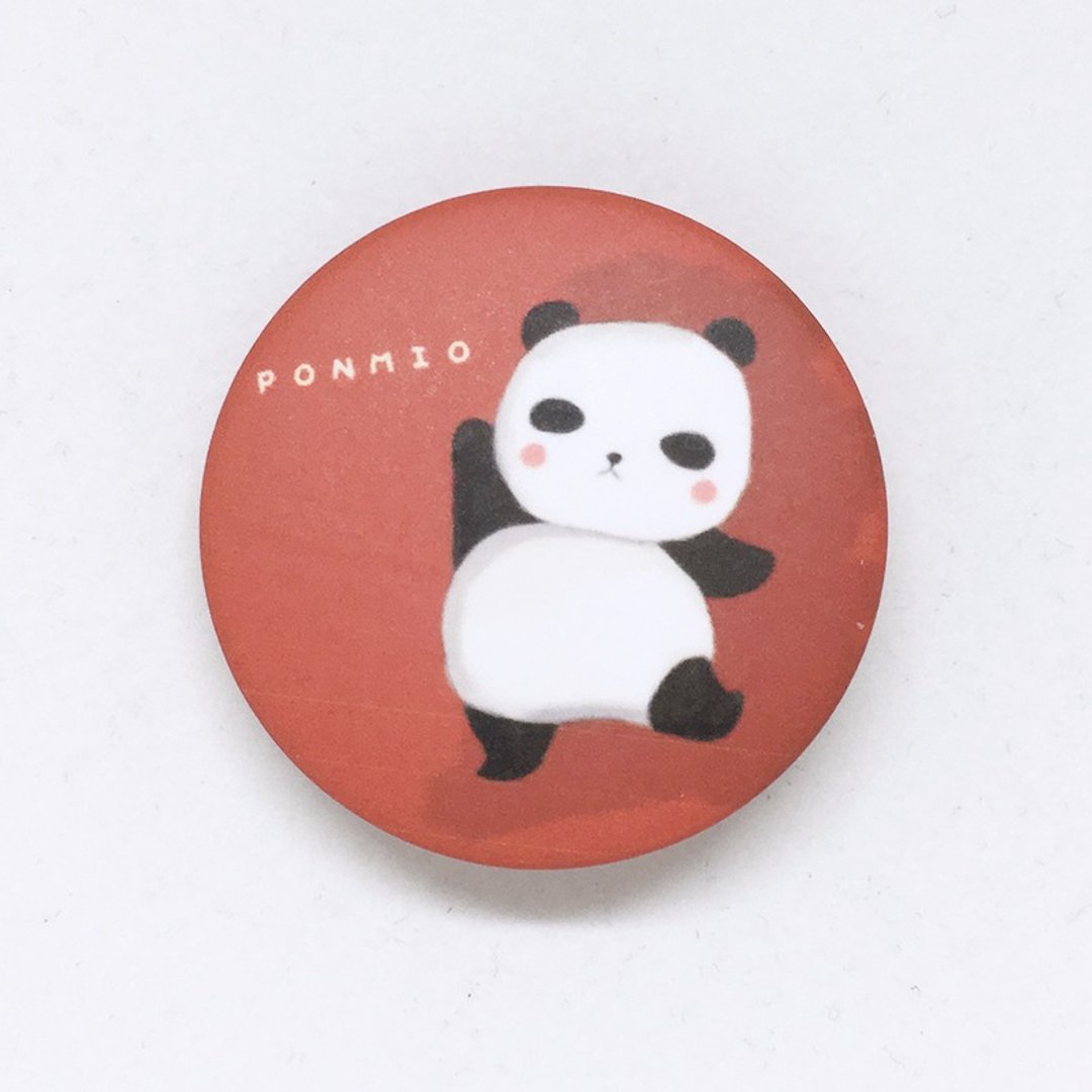 功夫熊猫 32mm 动物徽章 售完不再版 - 徽章/别针 - 塑料 