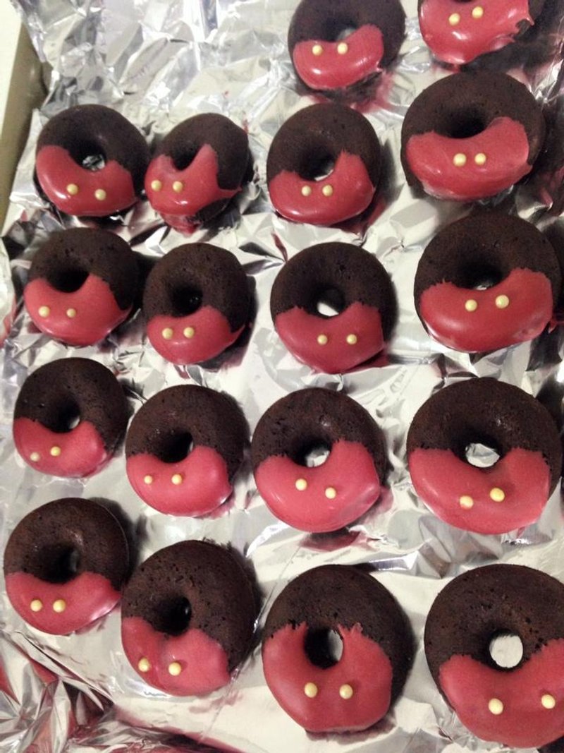 C.Angel 【米奇屁屁甜甜圈】创意 婚礼小物 二次进场 送客礼物 伴手礼 - 咸派/甜派 - 新鲜食材 