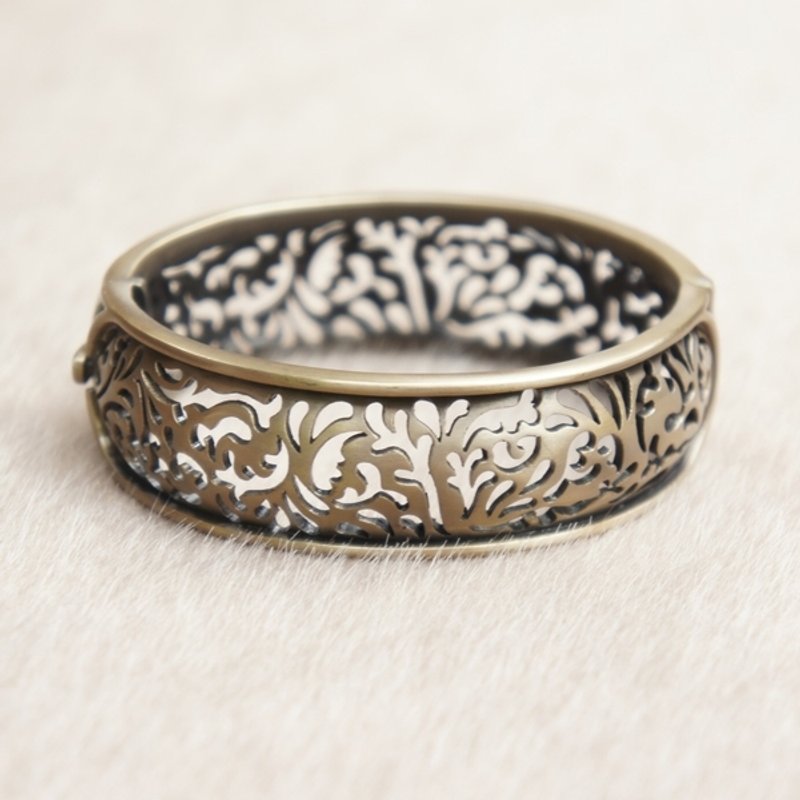 Fiorentino-古铜海草图纹手环 - 手链/手环 - 其他金属 金色