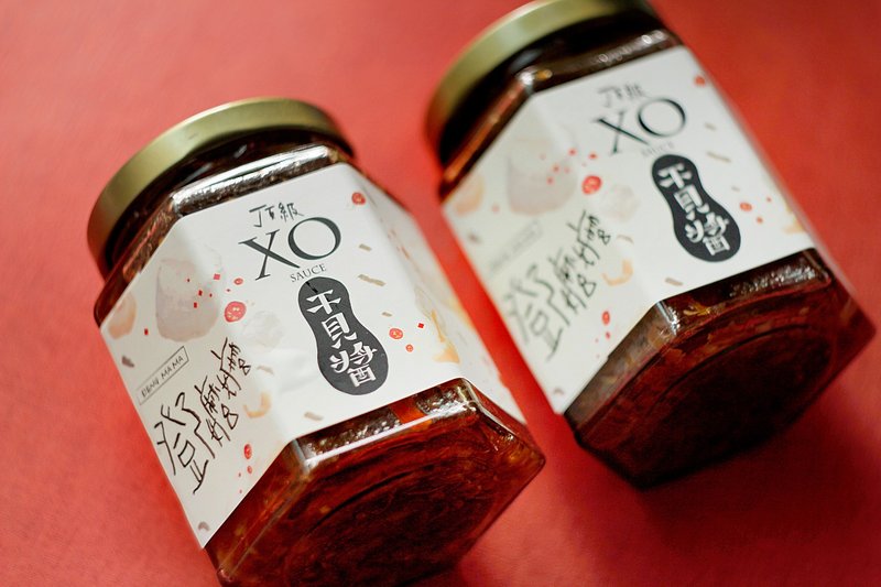 邓嬷嬷 顶级XO干贝酱/最佳伴手礼/两瓶盒装 - 酱料/调味料 - 新鲜食材 橘色