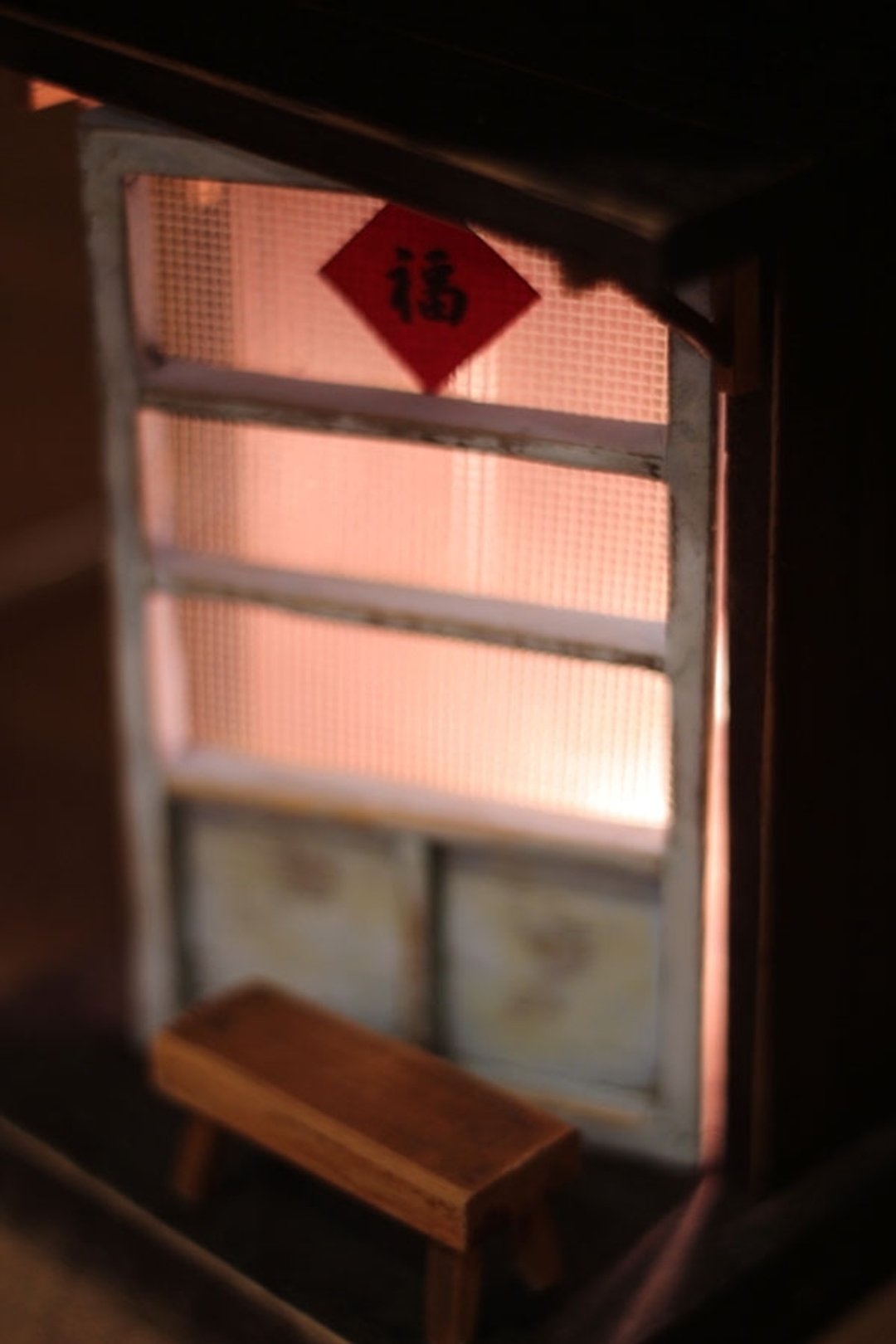 老木门小夜灯 - 灯具/灯饰 - 木头 蓝色