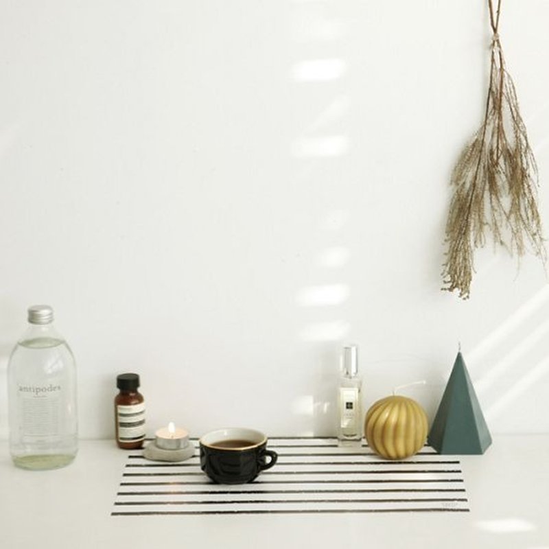 Dailylike美味生活纸餐垫-13 手绘条纹,E2D32306 - 餐垫/桌巾 - 纸 黑色