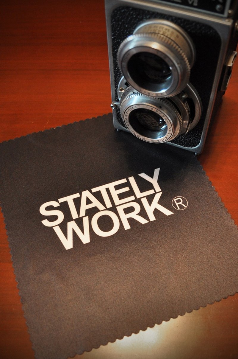 STATELYWORK 文字LOGO眼镜布 - 其他 - 棉．麻 白色