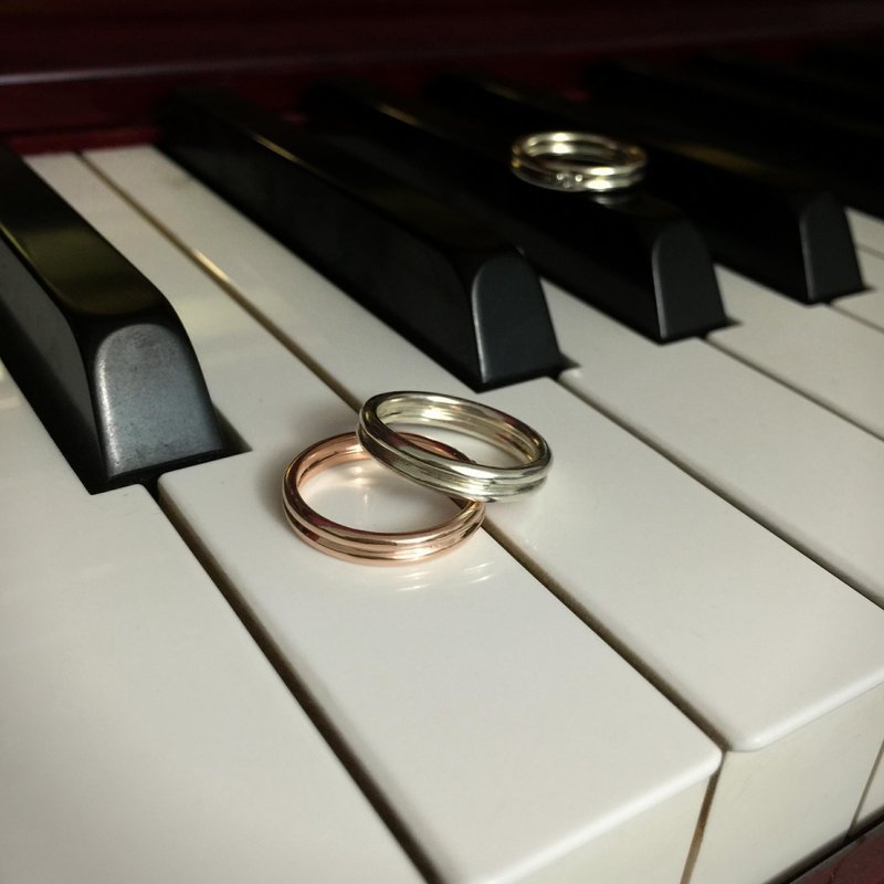 ♦NINA SHIH JEWELRY  ♦同心双环戒::纯银戒 - 戒指 - 宝石 