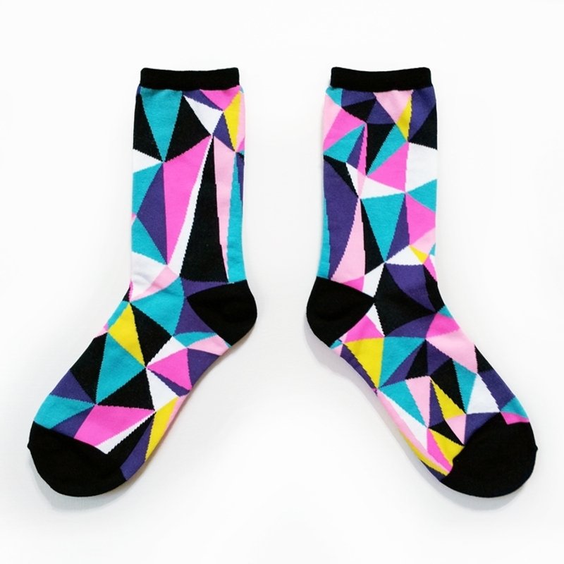 人人皆是艺术家，真心创作爱无价 / 葡萄汽水 / 眼花撩乱系列袜 - 袜子 - 其他材质 多色