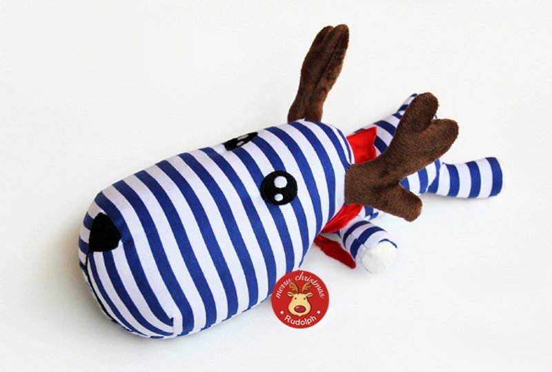 【牛一水佘】独家订制款 一鹿平安 居家 竹炭 去味包 除湿 - 海军风最后一只 - 玩偶/公仔 - 其他材质 蓝色