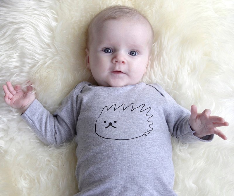 荷兰 hektik.cc小刺猬Ecky家居服 - 其他 - 棉．麻 灰色