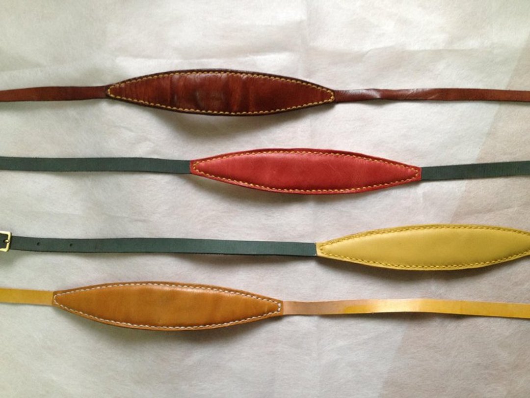 降落伞*相机背带 - 证件套/卡套 - 真皮 红色