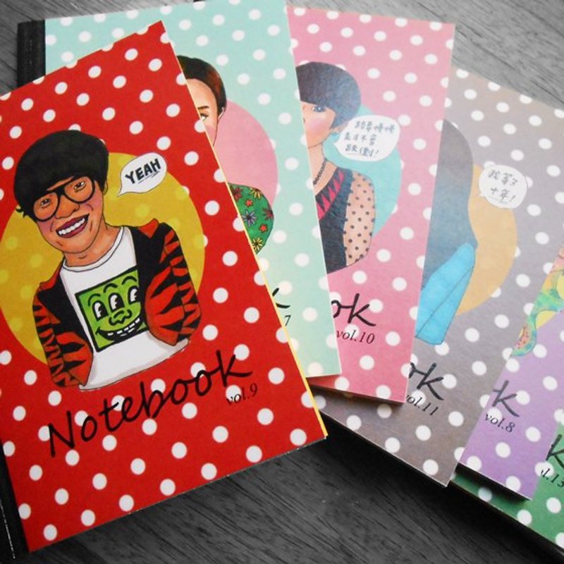 台湾好声音，撞色笔记 (郭鸟儿款) - 笔记本/手帐 - 纸 多色