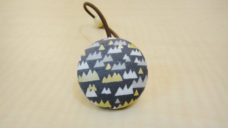 手感布包扣发束 - 山山山 - 发饰 - 其他材质 黑色