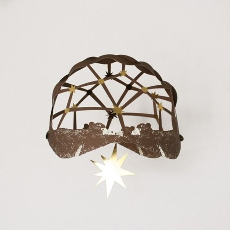 熊熊北极星挂饰 - 摆饰 - 纸 咖啡色