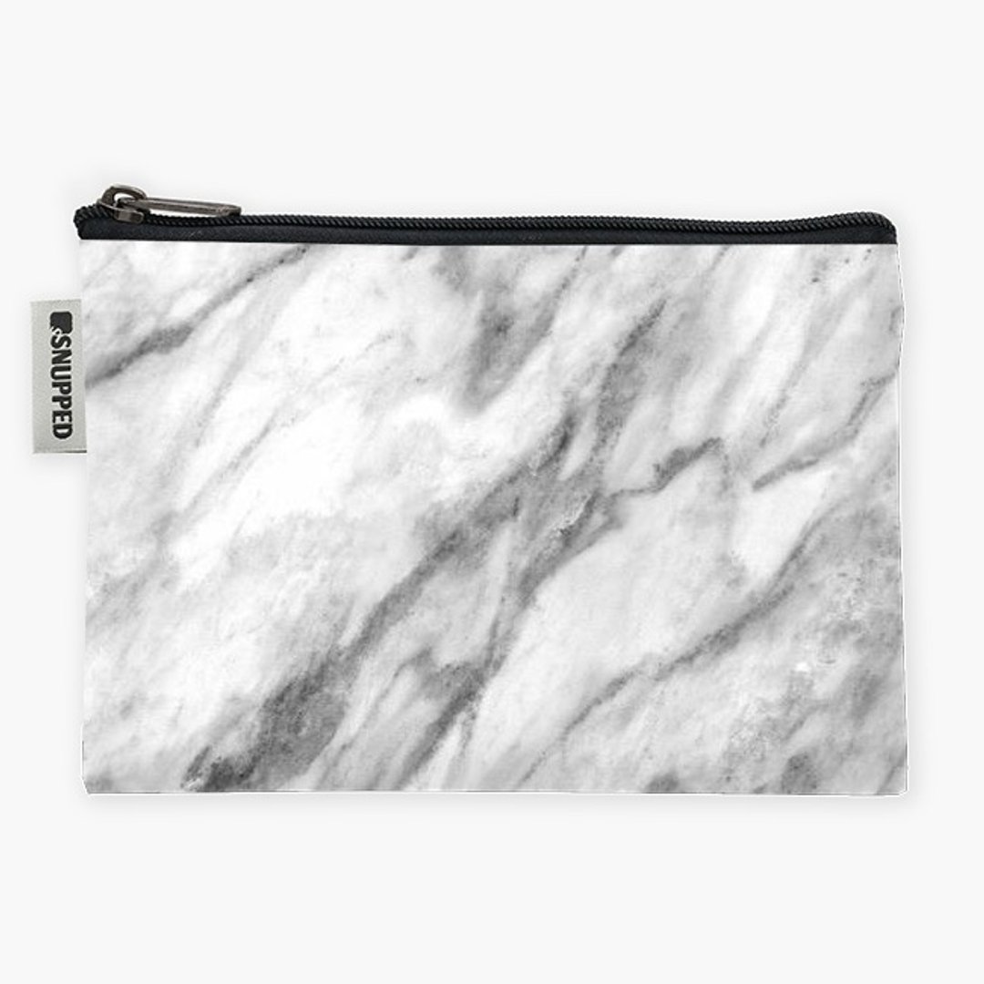 Snupped Zipper - 防水收纳包 - Makrana Marble - 化妆包/杂物包 - 防水材质 