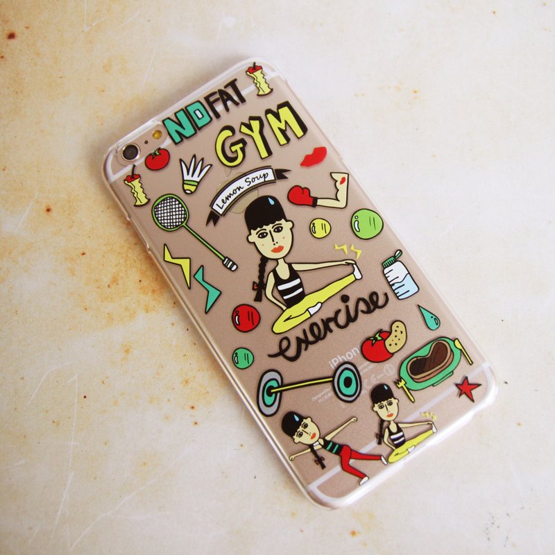 Lemon Soup 透明手机壳-健身篇 (背景图下载) - 其他 - 塑料 