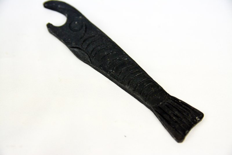 小鱼开瓶器＿公平贸易 - 餐刀/叉/匙组合 - 其他金属 黑色