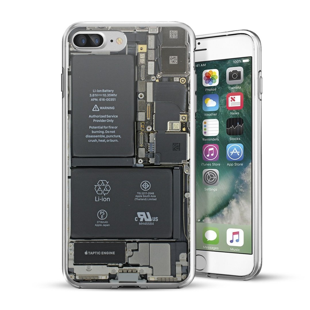 AppleWork iPhone 6/6S/7/8 Plus 原创保护壳 - X PSIP-302 - 手机壳/手机套 - 塑料 红色