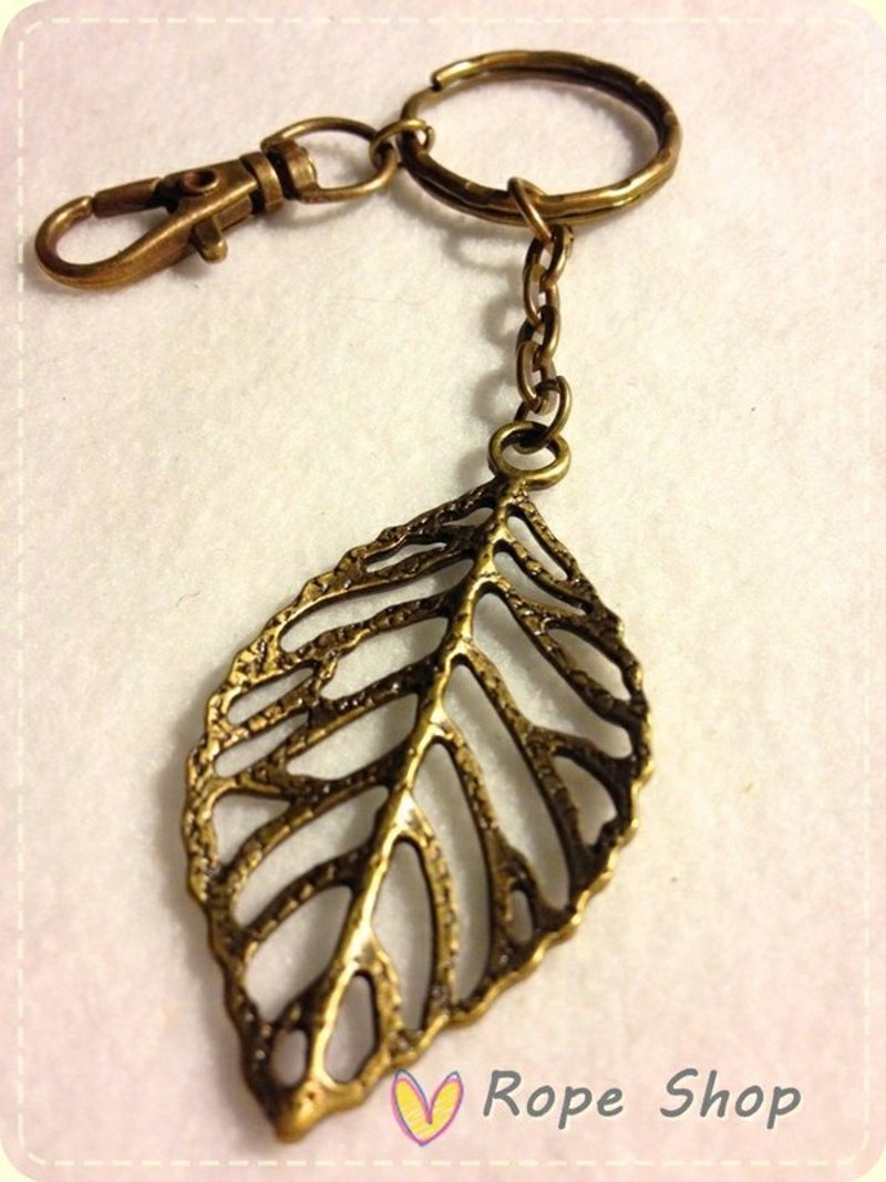 树叶造型。古铜 复古色钥匙圈  - 其他 - 其他金属 