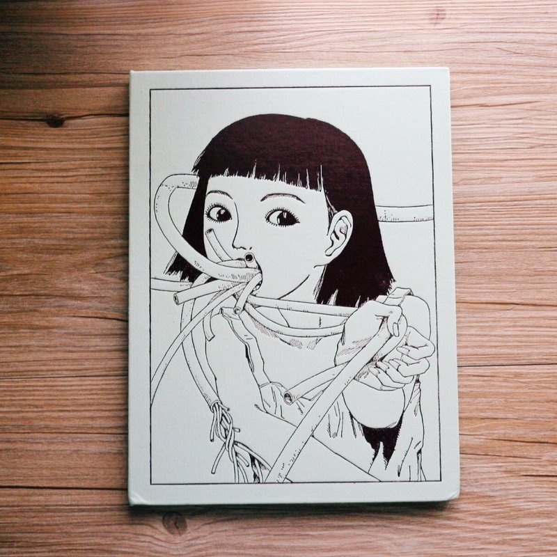 Ɓook } 猎奇日本漫画家 驾笼真太郎短篇画册集 zine 明信片 异色 - 刊物/书籍 - 纸 绿色