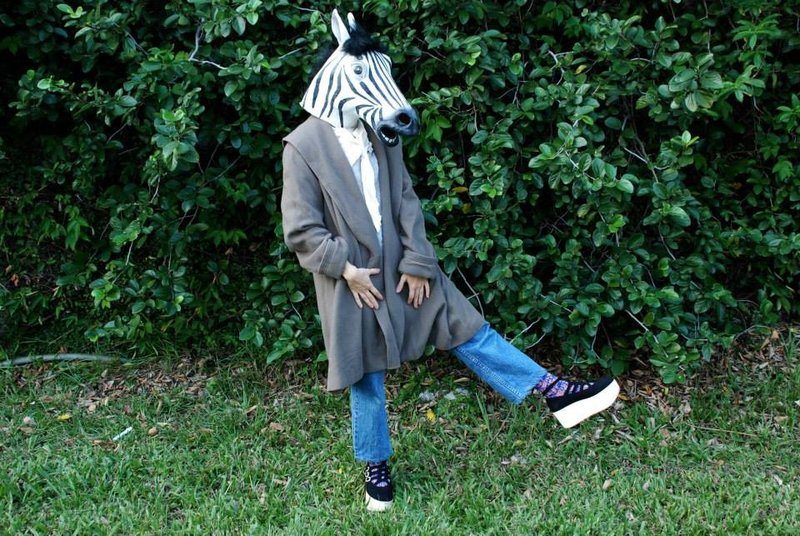 {:::Giraffe 长颈鹿人:::}_灰驼色古着大衣 - 女装休闲/机能外套 - 其他材质 咖啡色