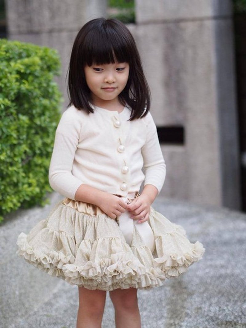 Dolly  GLITTER PETTISKIRT 金色澎裙 - 童装礼服/连衣裙 - 其他材质 金色