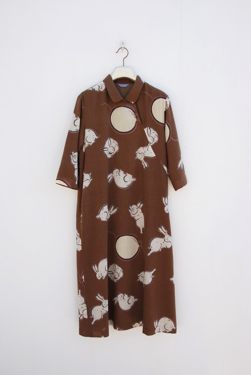 古着兔子洋装 - 洋装/连衣裙 - 其他材质 